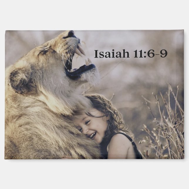 Paradise with animals magnet (Front)