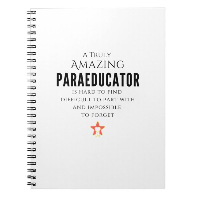 Paraeducator Notebook (Front)