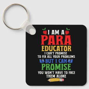 Paraeducator Paraprofessional Sped Teacher Can Pro Key Ring