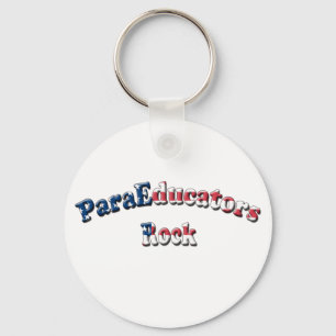 PARAEDUCATORS ROCK KEY RING