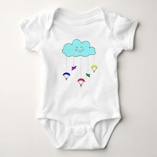 Paraglider Cloud Mobile Baby Bodysuit