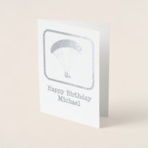 Paraglider with Custom Caption - Add Photo Inside