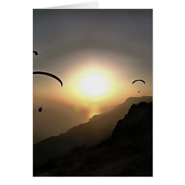 Paragliders Flying Without Wings (Front)