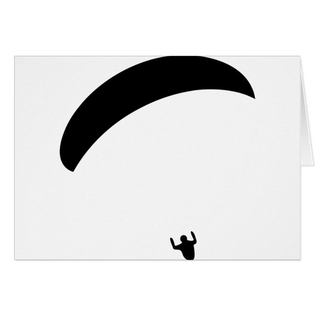 paragliding black icon (Front Horizontal)