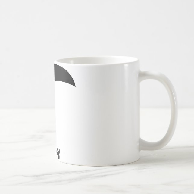 paragliding black icon coffee mug (Right)