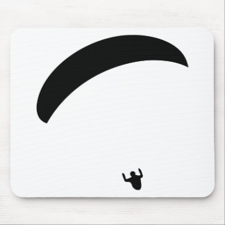 paragliding black icon mouse mat