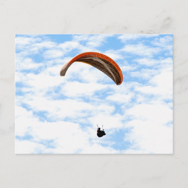 Paragliding in the Clouds Postcard (Front)