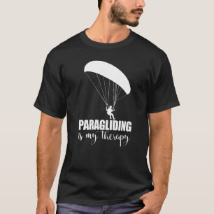 Paragliding Is My Therapy  Women Paraglider Advent T-Shirt