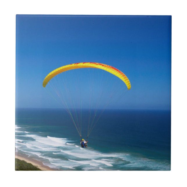 Paragliding Near Wilderness, Garden Route Tile (Front)