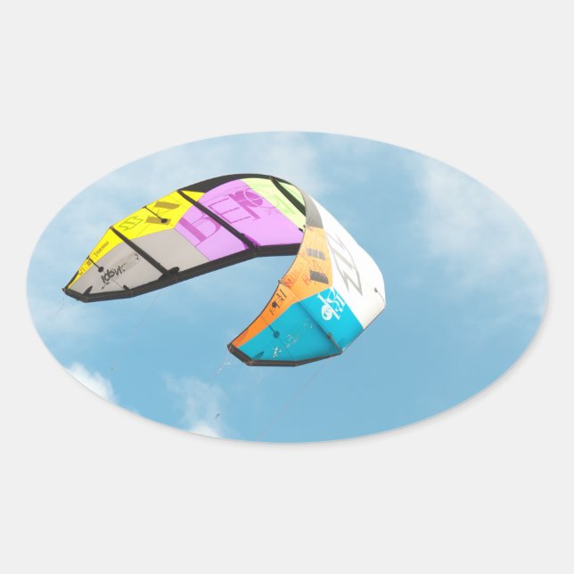 PARAGLIDING OVAL STICKER (Front)