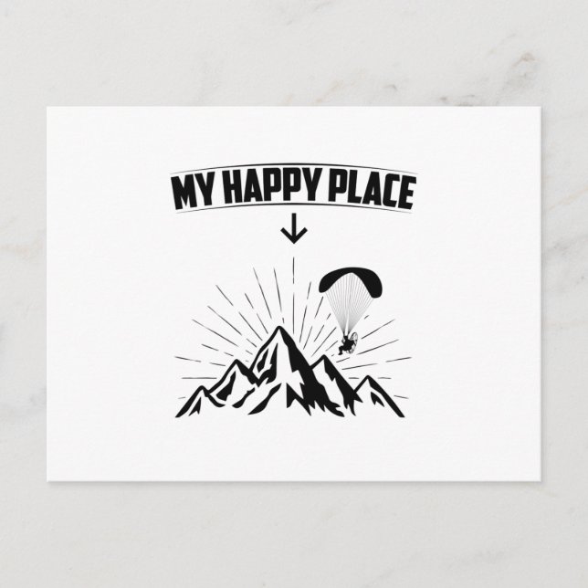 Paragliding | Paraglider Air Sports Gift Ideas Postcard (Front)