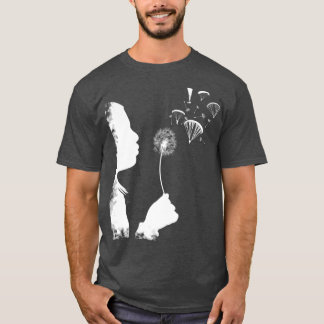 Paragliding paraglider dandelion gift pilot T-Shirt