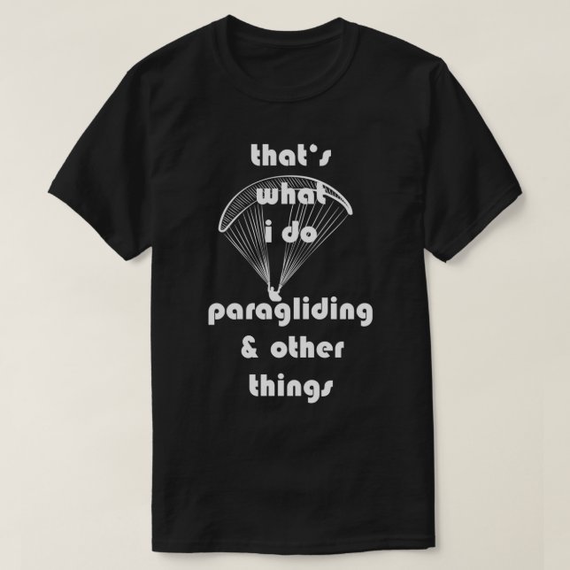 Paragliding Paraglider Paraglider Paraglider 5 T-Shirt (Design Front)