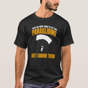 Paragliding Paragliders Hang Gliding Parachute Sky T-Shirt