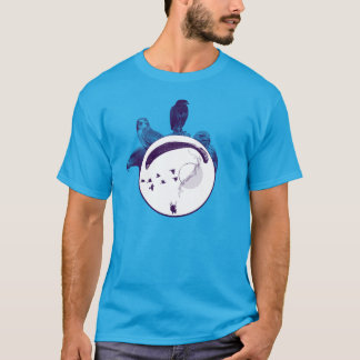 PARAGLIDING PG-CIRCLE 001 Ponto Central T-Shirt