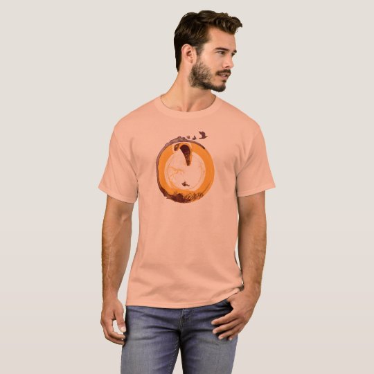 PARAGLIDING PG-CIRCLE 002 Ponto Central T-Shirt