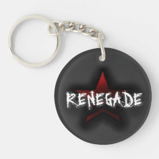 Paragon or Renegade: Double-sided Key-chain Key Ring