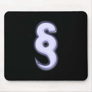 paragraph Gesetz Haken law hook Mouse Mat