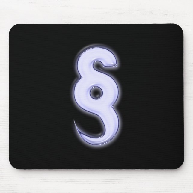 paragraph Gesetz Haken law hook Mouse Mat (Front)