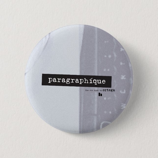 Paragraphíque Round Pin (Front)
