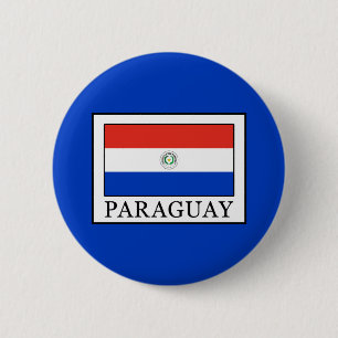 Paraguay 6 Cm Round Badge