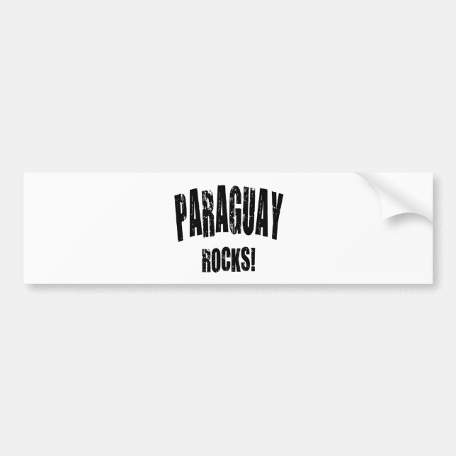 PARAGUAY BUMPER STICKER (Front)
