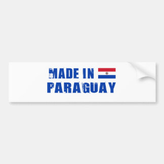 PARAGUAY BUMPER STICKER