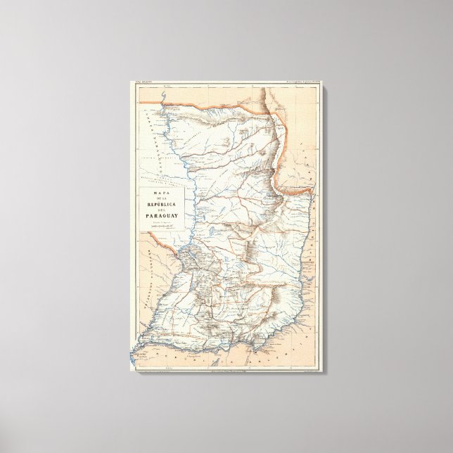 Paraguay Canvas Print (Front)