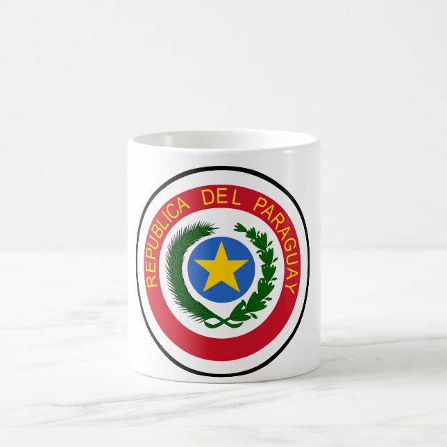 Paraguay Coat of Arms Coffee Mug (Center)