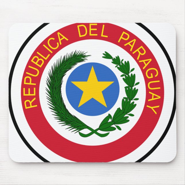 Paraguay Coat of Arms Mouse Mat (Front)
