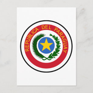 Paraguay Coat of Arms Postcard
