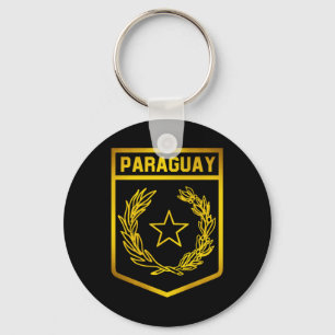 Paraguay Emblem Key Ring