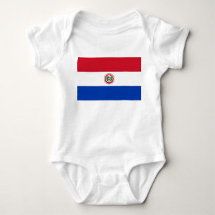 Paraguay Flag Baby Bodysuit