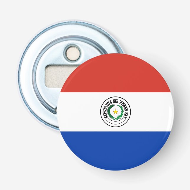 Paraguay Flag Bottle Opener (Front)