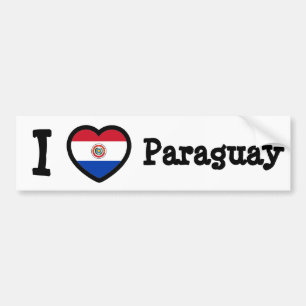 Paraguay Flag Bumper Sticker