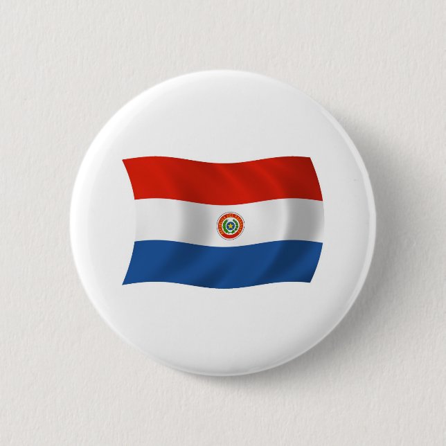 Paraguay Flag Button (Front)