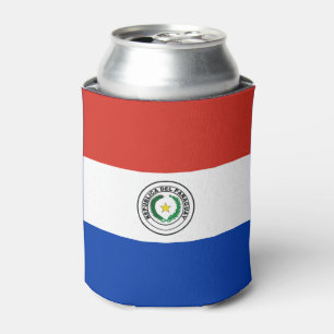 Paraguay Flag Can Cooler