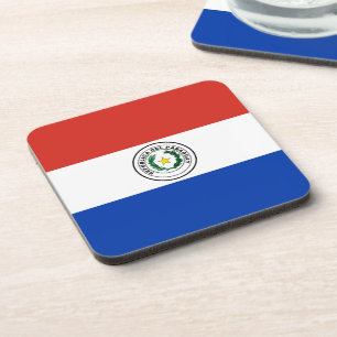 Paraguay flag coaster