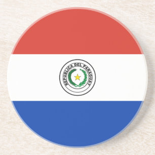 Paraguay Flag Coaster
