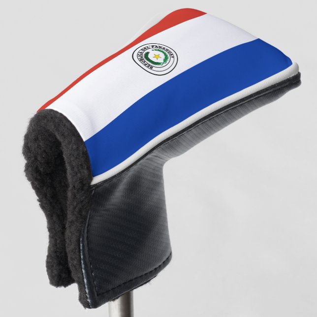 Paraguay Flag Golf Head Cover (3/4 Front)