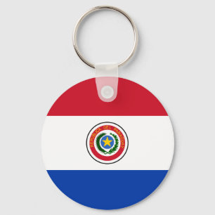 Paraguay Flag Keychain