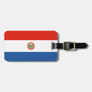 Paraguay flag luggage tag