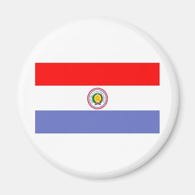 Paraguay Flag Magnet (Front)