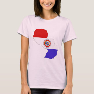 Paraguay flag map T-Shirt