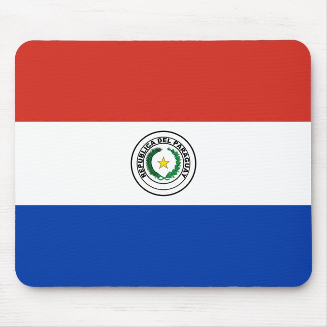 Paraguay Flag Mouse Mat (Front)