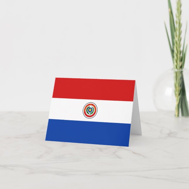 Paraguay Flag Notecard (Front)