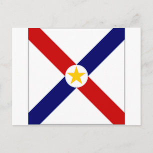 Paraguay Flag Postcard