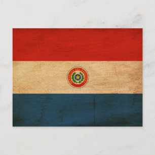 Paraguay Flag Postcard