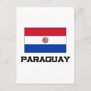 Paraguay Flag Postcard