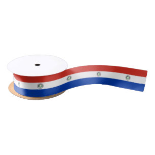 Paraguay Flag Satin Ribbon
